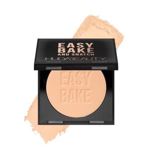 HUDA BEAUTY Easy Bake & Snatch‎ Pressed Brightening Setting Powder Peach Pie NIB